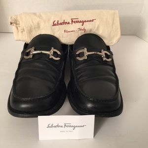 Ferragamo loafers black